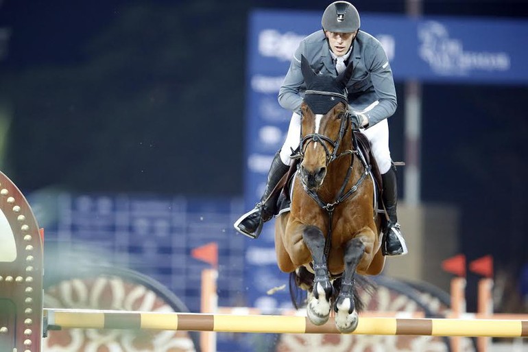 Kevin Staut with Elky van het Indiehof HDC. Photo (c) CHI Al Shaqab.