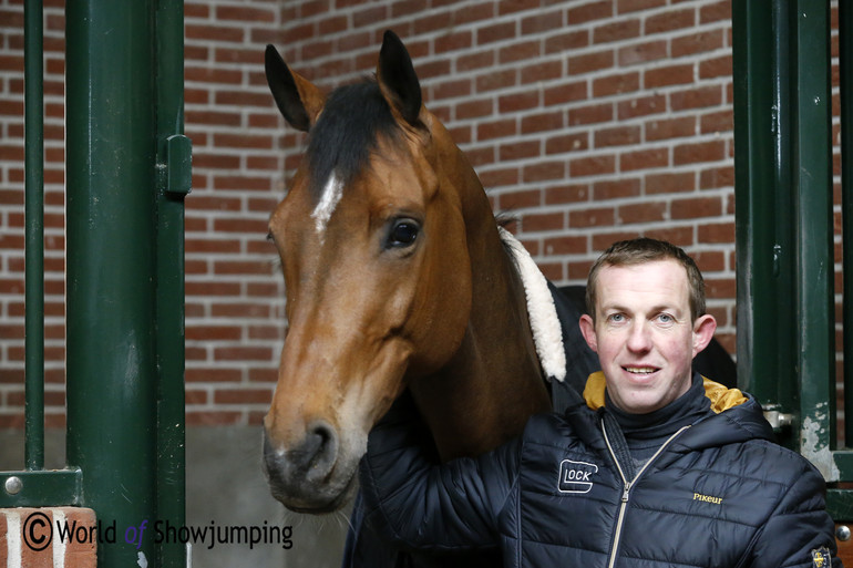 “The most important thing is to always listen to your horse," Gerco says - here with GLOCK’s Lausejunge. Photo (c) Jenny Abrahamsson.