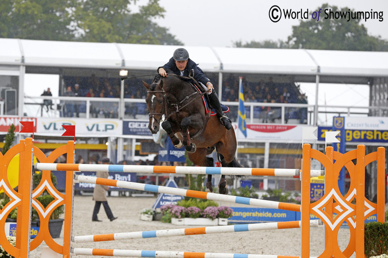 Sam Polleunis with Okidoki van't Gelutt Z. Photo (c) Jenny Abrahamsson.