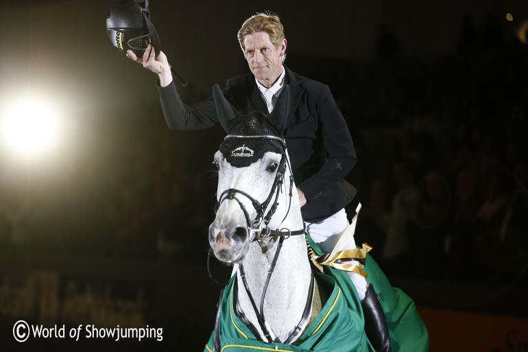 Marcus Ehning and Cornado NRW won the Rolex Grand Prix in Den Bosch. Photo (c) Jenny Abrahamsson.