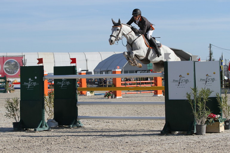 Martin Dinesen Neergaard won the CSI3* Grand Prix at the Atlantic Tour. Photo (c) Atlantic Tour.