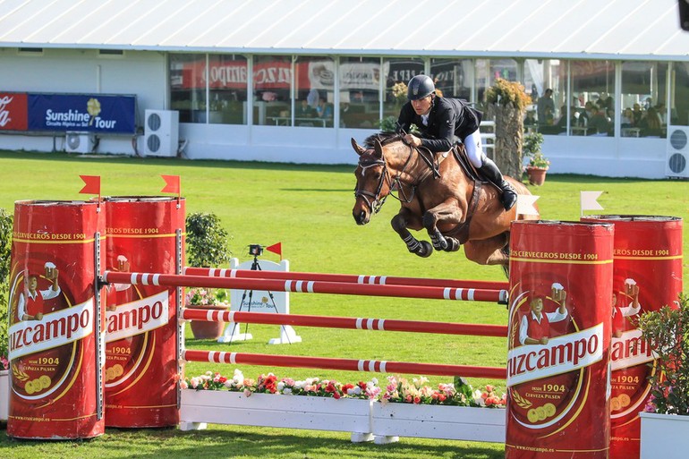 Joe Whitaker and Lola won today's 1.50 Longines Ranking class at the Sunshine Tour. Photo (c) Sunshine Tour.