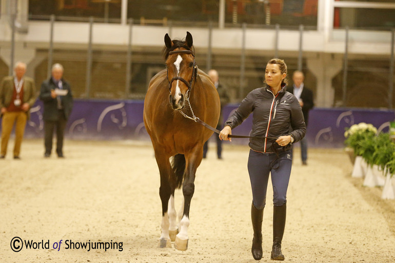 Edwina Tops-Alexander with Caretina de Joter.