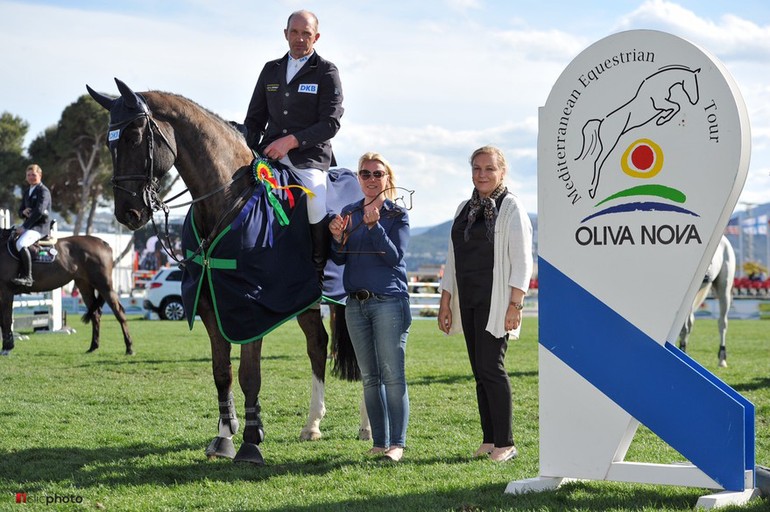 Germany's Holger Wulschner and BSC Skipper went to the top in the CSI2* 1.45 Oliva Nova Beach and Golf Resort Grand Prix at 2016 Spring MET III.  Photo © Hervé Bonnaud / www.1clicphoto.com. 