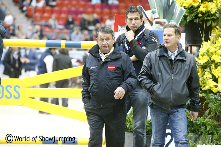 Team Austria with living legend Hugo Simon in charge. Photo (c) Jenny Abrahamsson.