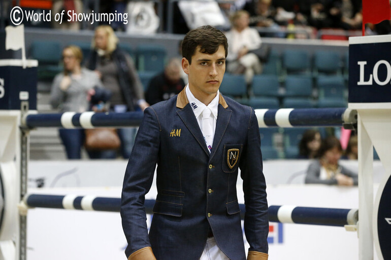 Nicola Philippaerts looking very serious. Photo (c) Jenny Abrahamsson.