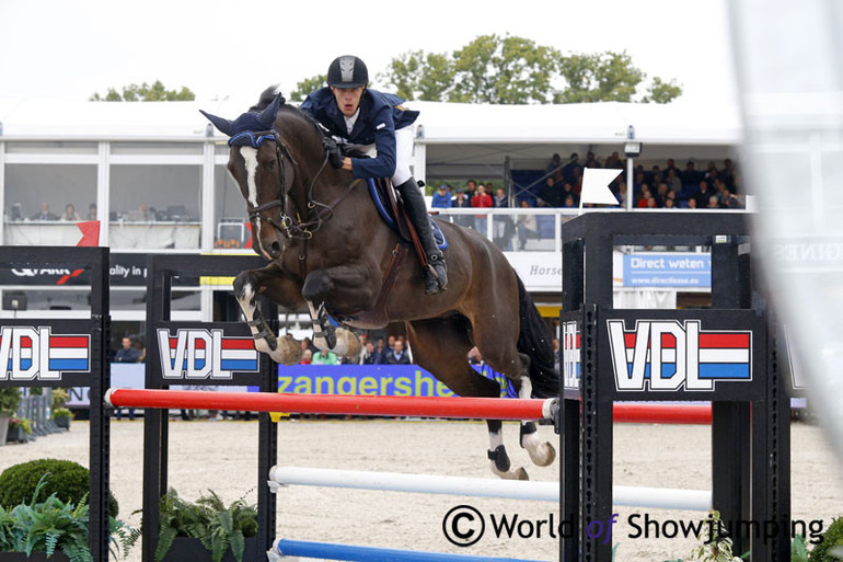 Maikel van Mierlo with the KWPN-gelding Earley (Harley VDL x Indorado). 