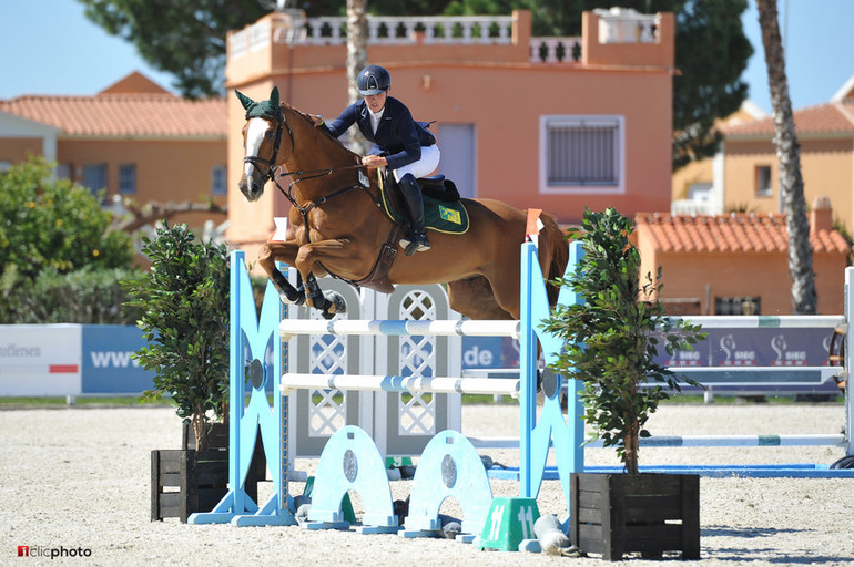 The British riders have had a fantastic start to the 2016 Spring MET IV, and Alice Watson has been in the winner's circle several times – here seen on E Pilotta. Photo (c) Hervé Bonnaud / www.1clicphoto.com. 