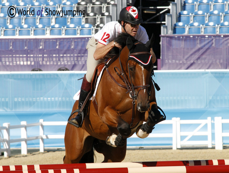 Ian Millar with Star Power during the London Olympics 2012. Photo (c) Jenny Abrahamsson.