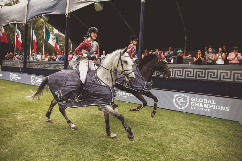 Edwina Tops-Alexander and Janne Friederike Meyer won for Shanghai Swans. Photo (c) Stefano Grasso/GCL.