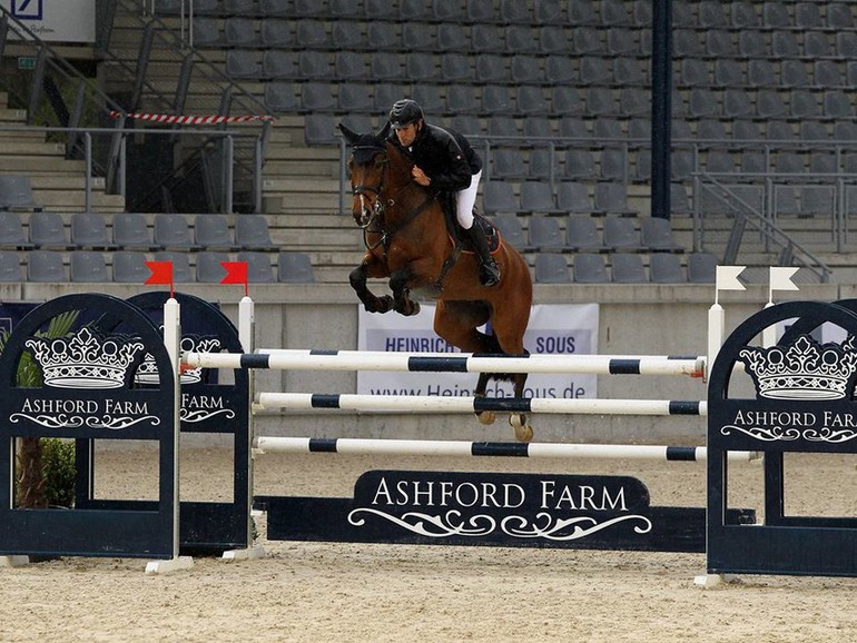 Robbert Ehrens and Hisa won Friday's Grand Prix qualifier at CSI Aachen. Photo (c) CSI Aachen.