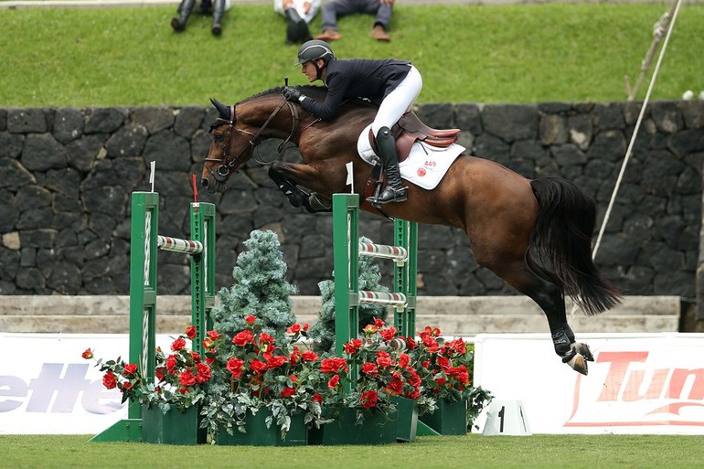 Ben Asselin won the CSIO4* Grand Prix in Coapexpan. Photo (c) from Advantage Show Jumping.