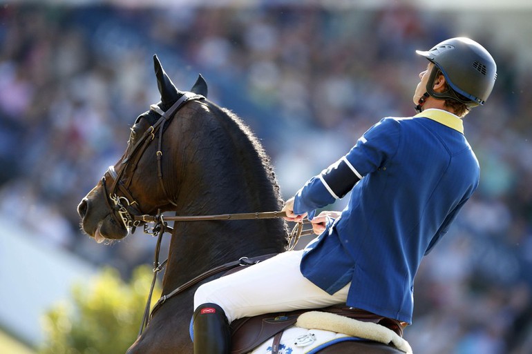 Christian Ahlmann is in the lead of the 2016 LGCT. Photo (c) Stefano Grasso/LGCT.