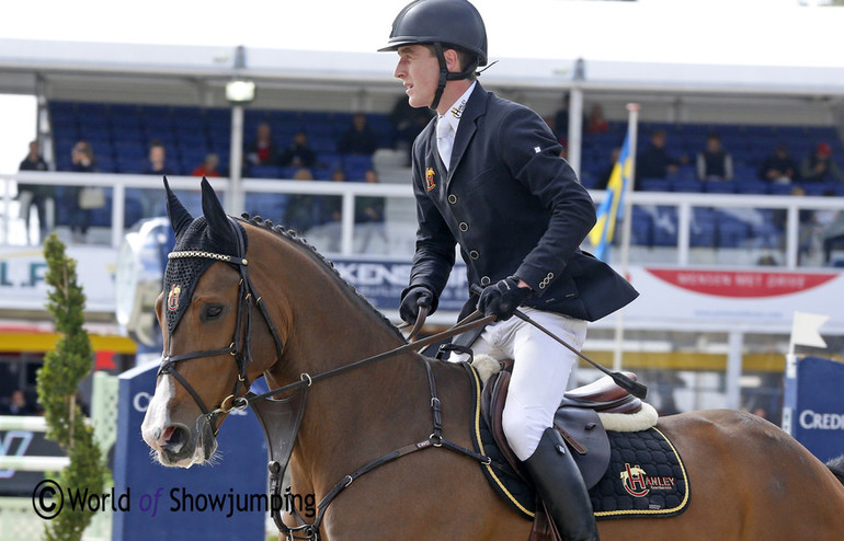 Eoin Mcmahon - here riding Cool Feeling. Photo (c) Jenny Abrahamsson.