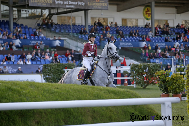 Janne-Friederike Meyer with Charlotta.