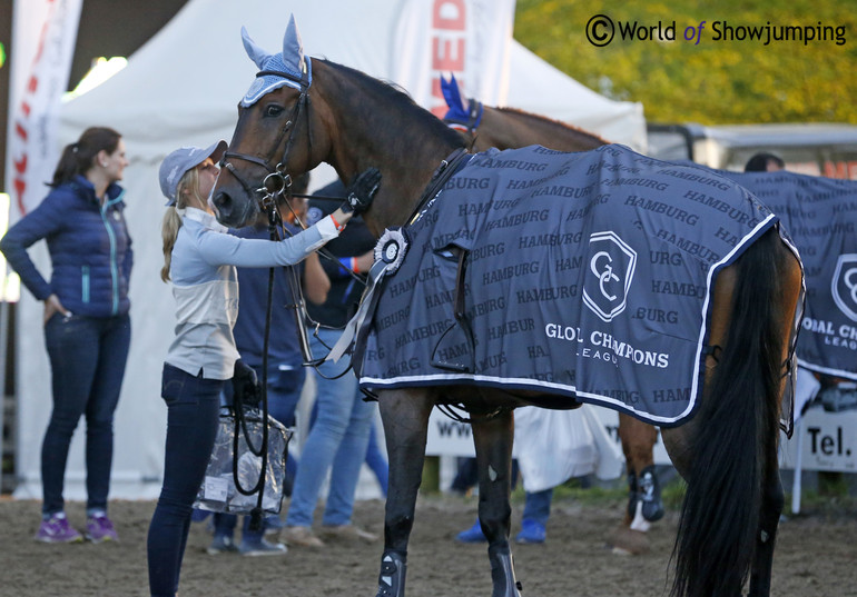 Alex also deserved some extra attention after being double clear for Antwerp Diamonds - ending second. 