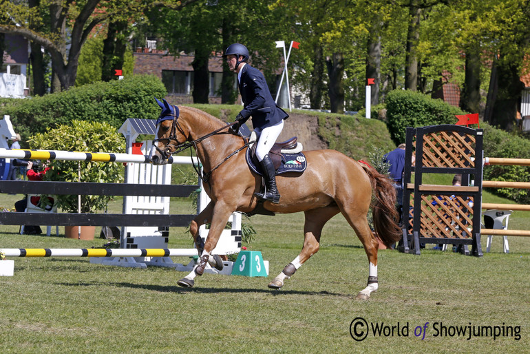 Billy Twomey rode the 7-year-old Pewit Nono by his former top horse Luidam.