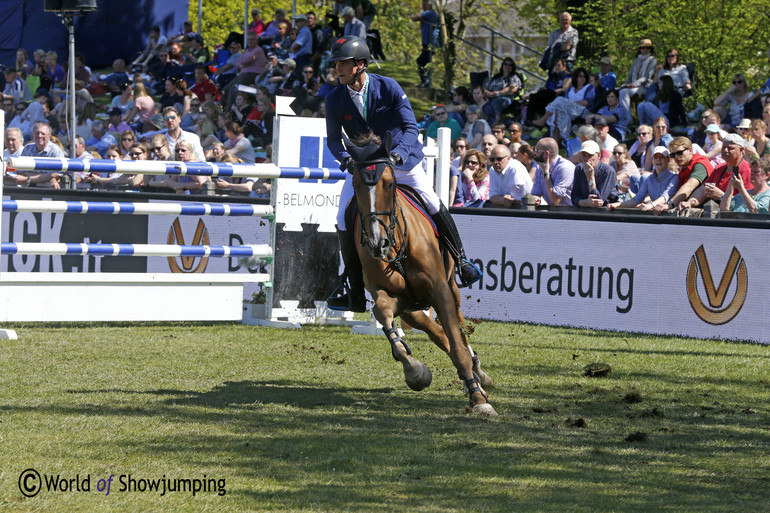 Olivier Philippaerts rode the 8-year-old Ikker by Ogano Sitte x Up to Date.