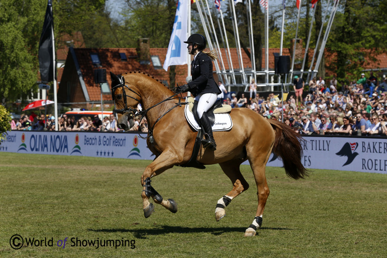 Janne-Friederike Meyer with the impressive Goja. 