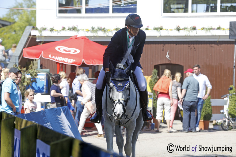 Nicola Philippaerts was very pleased with his Zilverstar T after a clear round. 