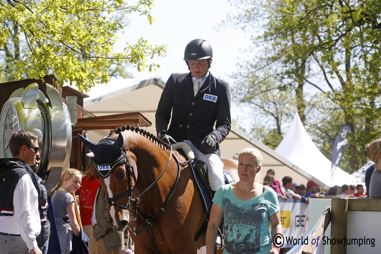 Team Kreuzer on the way to the arena. 