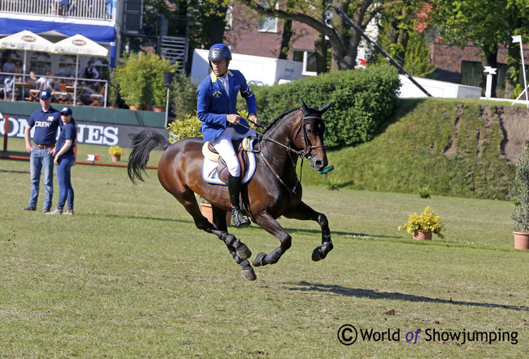 Christian Ahlmann and Codex One did three great rounds, but with four faults in the jump-off they had to settle for fifth place. They are still on top of the LGCT standings.