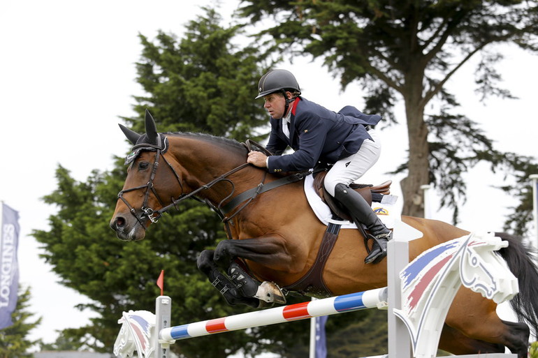 Big Star made a comeback on the British team today in La Baule, jumping double clear. Photo (c) Tiffany van Halle.