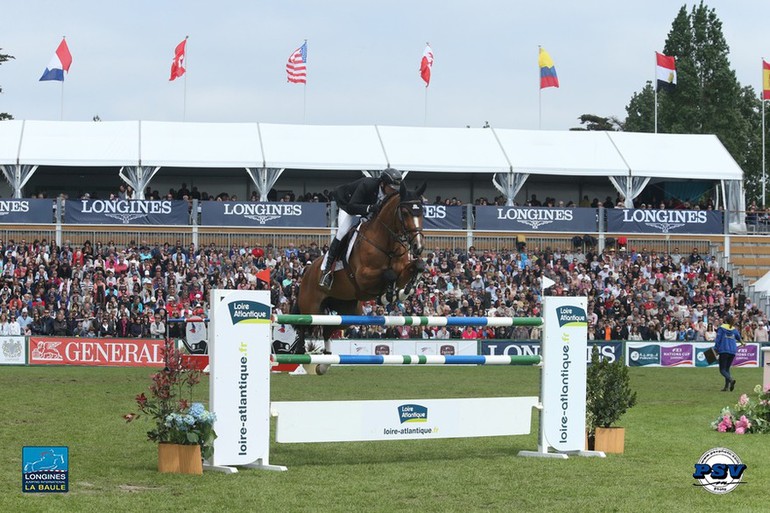 Eric Lamaze and Fine Lady 5 won again in La Baule. Photo (c) CSIO La Baule/PSV Morel.