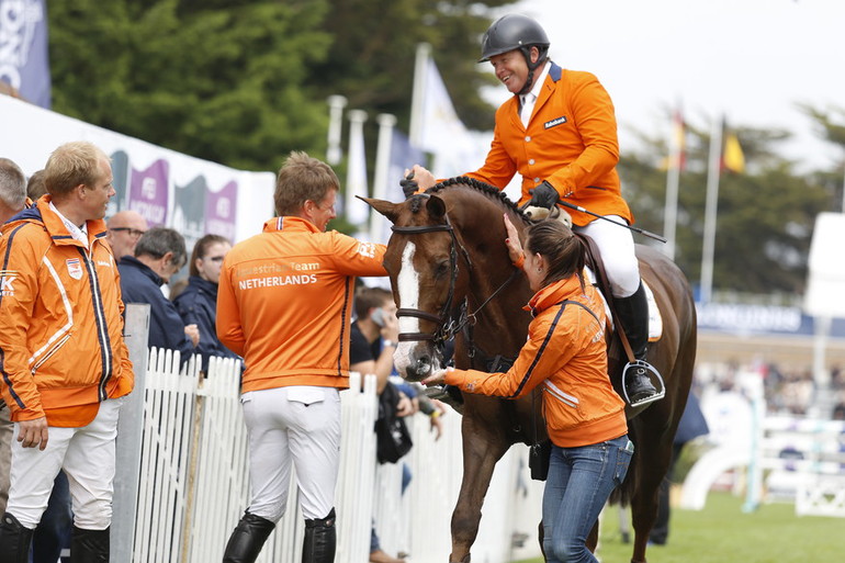 Wout-Jan van der Schans makes a huge climb on the Longines Ranking. Photo (c) Tiffany van Halle.