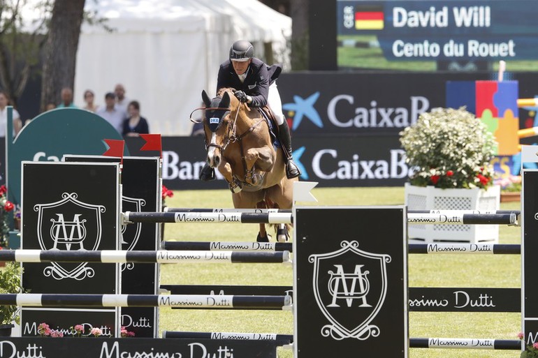 David Will and Cento du Rouet won Saturday's 1.45 Prize of Enterprise in Madrid. Photo (c) Stefano Grasso/LGCT.