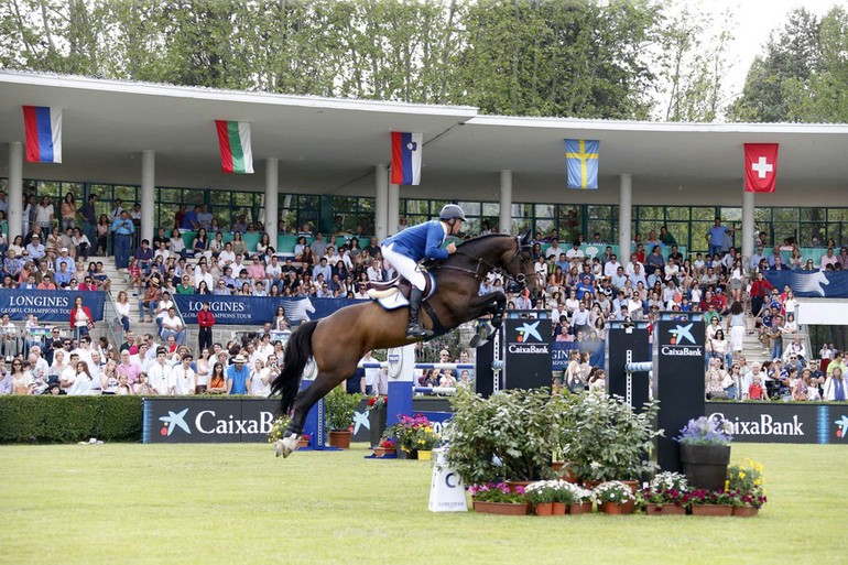 Christian Ahlmann has kept his lead in the 2016 LGCT after the leg in Madrid. Photo (c) Stefano Grasso/LGCT.