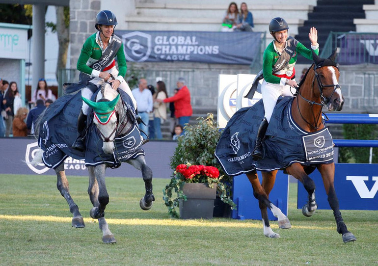 Two Lauras took the win in the GCL in Madrid: Kraut and Renwick. Photo (c) Stefano Grasso/GCL.