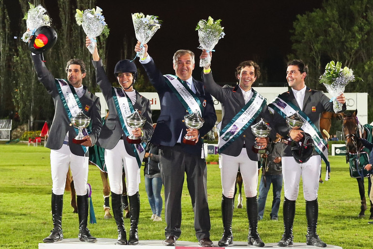 Spain now leads Europe Division 2 after four legs of the series. Photo (c) Nuno Pragana/FEI.