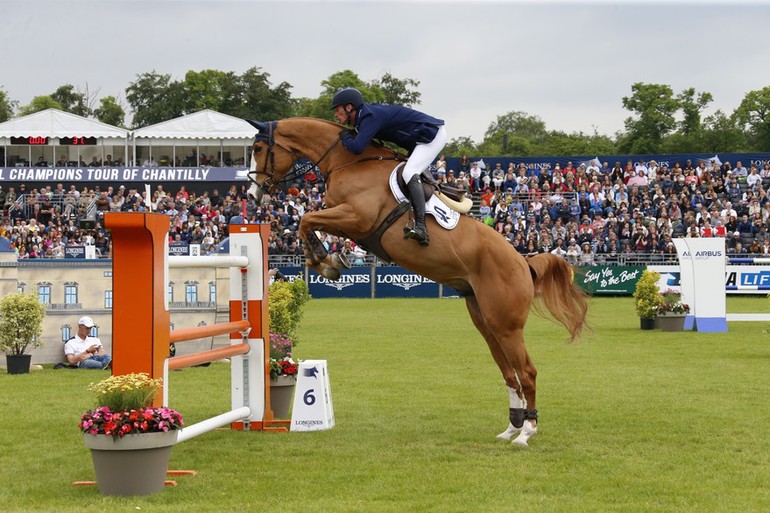 Runner-up was Daniel Deusser on First Class van Eeckelghem. Photo (c) Stefano Grasso/LGCT.