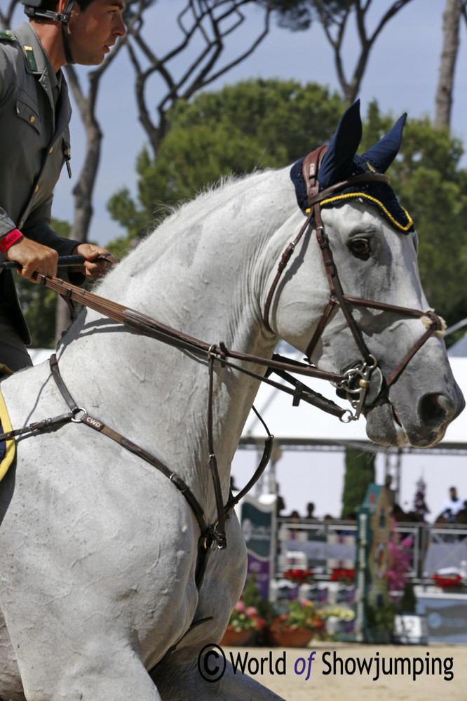 Italy's Emanuele Gaudiano and Caspar 232. Photo (c) Jenny Abrahamsson.