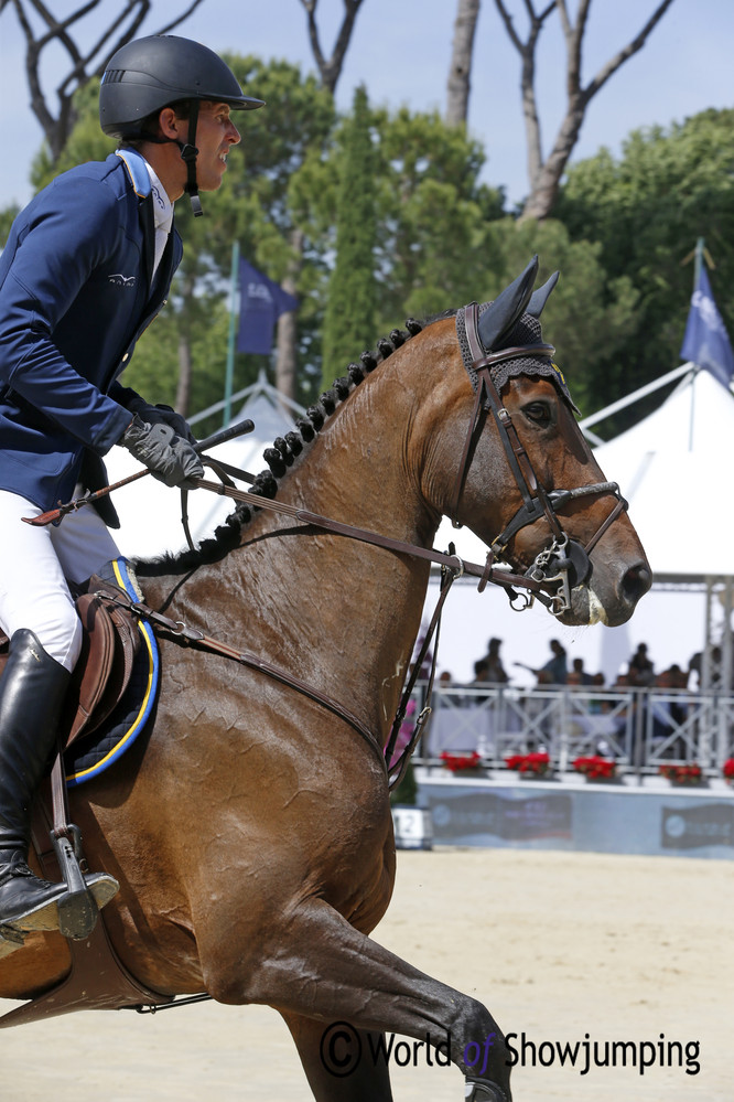 Sweden's Henrik von Eckermann and Yajamila. Photo (c) Jenny Abrahamsson.