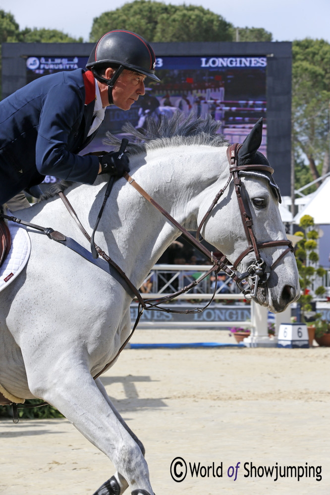 Great Britain's Michael Whitaker and Cassionato. Photo (c) Jenny Abrahamsson.