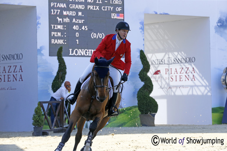 McLain Ward with HH Azur. 