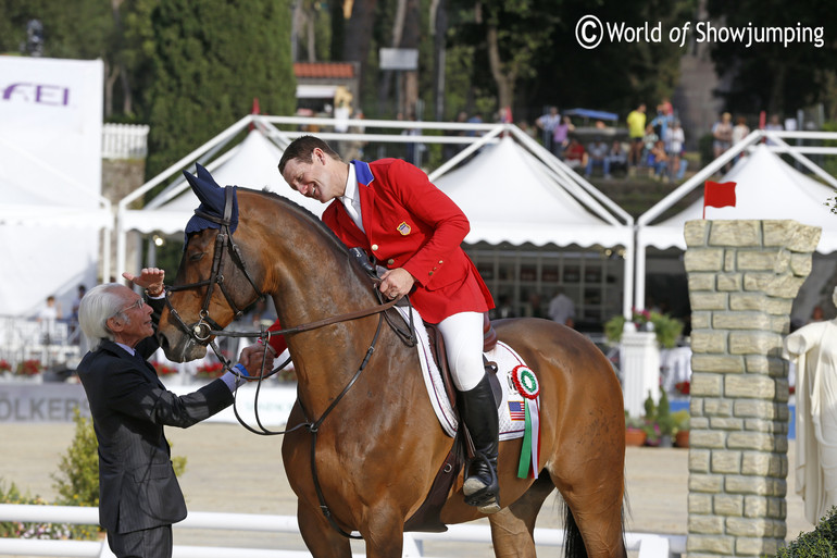 McLain Ward with HH Carlos Z.