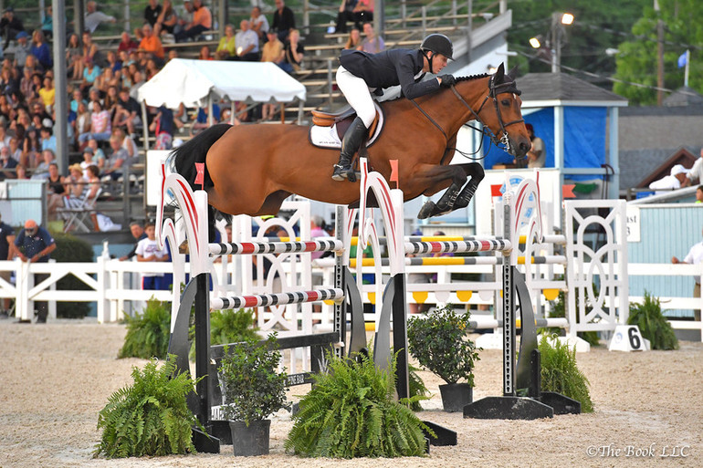 McLain Ward is on a winning streak, and went to the top in Wednesday's Tina La Boheme Captures $40,000 Devon International Speed Stake. Photo (c) The Book, LLC.