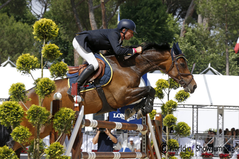 Filippo Moyersoen with Loro Piana Biricchina Bella. 