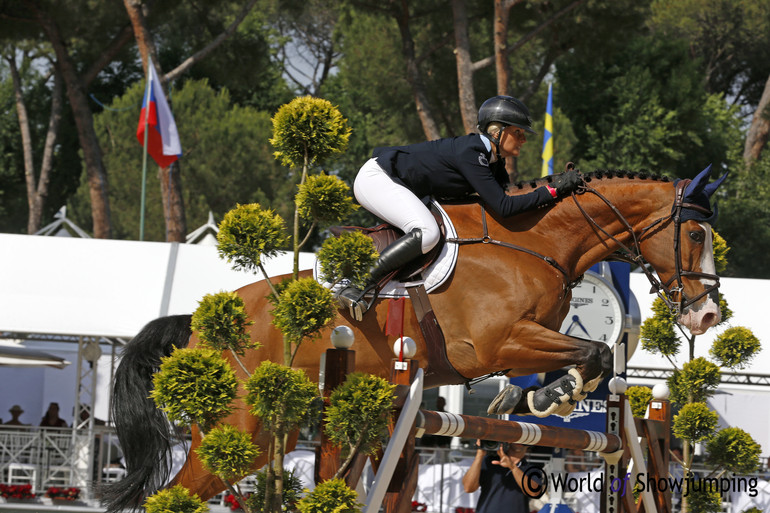 Petronella Andersson with Toulago. 