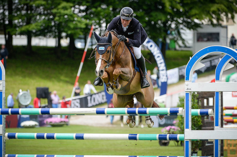 David Will with Cento du Rouet. Photo (c) Longines CSIO Schweiz St. Gallen.