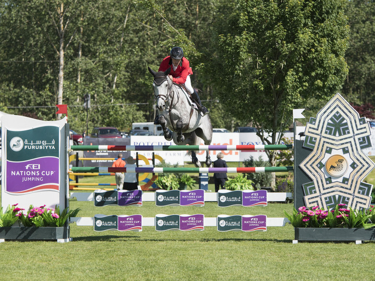 Juan Jose Zendejas Salgado with Tino la Chapelle for the Mexican team. Photo (c) FEI/Rebecca Berry.