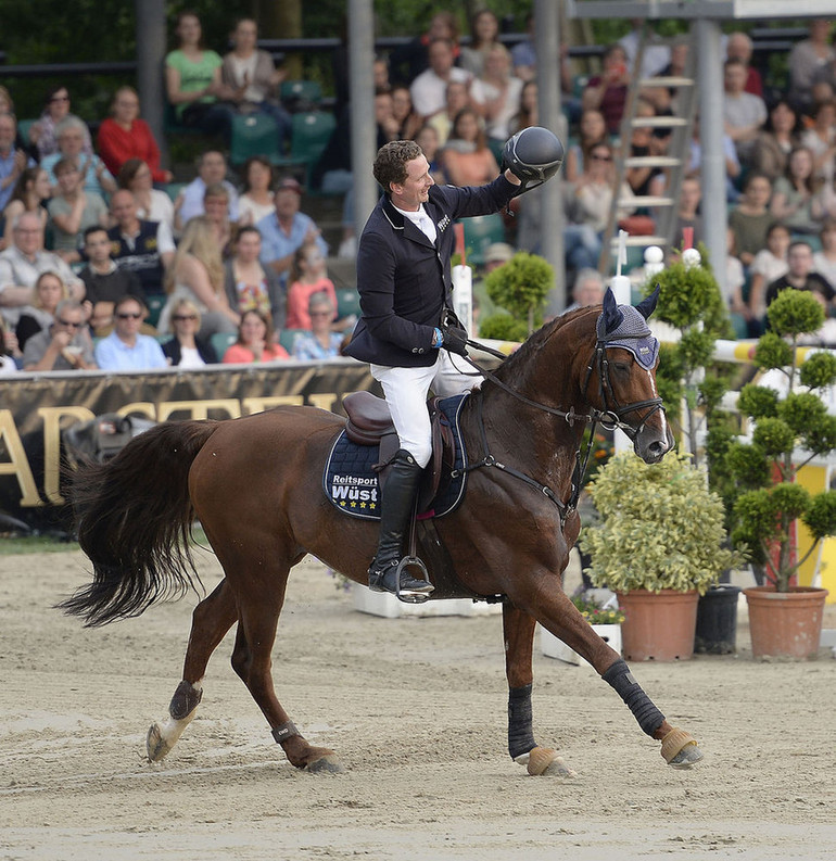 Felix Hassmann with Horse Gym's Balzaci. Photo (c) Holger Schupp/Dietmar Reke.