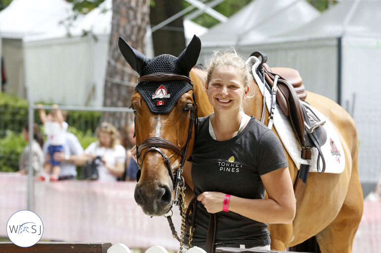 Eric Lamaze's Rosana du Park with Martina Natali.