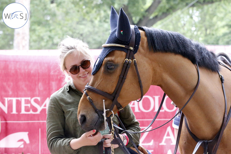 Team Baryard-Johnsson had a great weekend in Rome - here Natalie Jansson with H&M Cassius Clay. 