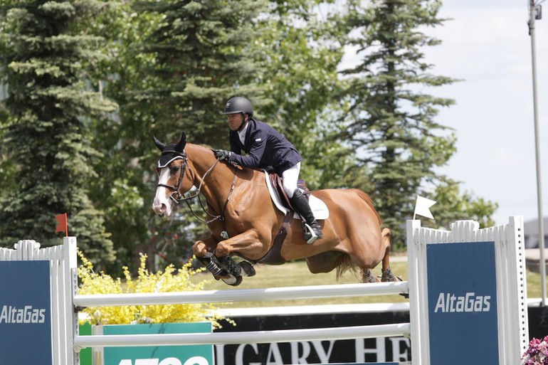 Kent Farrington and Aron S fly in the AltaGas Cup