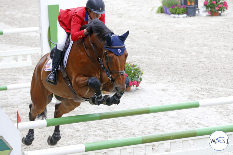 Beezie Madden with Coach. Photo (c) Jenny Abrahamsson. 