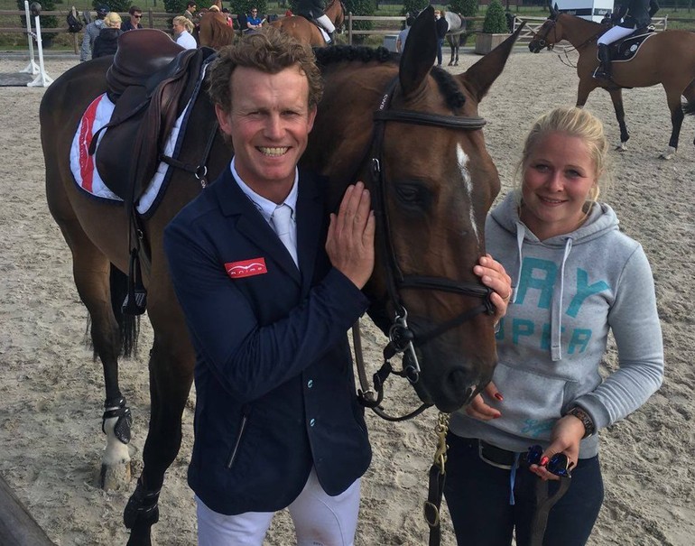 Cameron Hanley won the CSI2* Grand Prix at Equestrian Centre De Peelbergen. Photo (c) private.